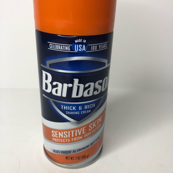 Barbasol Sensitive Skin Shaving Cream 7 oz - Picture 2 of 4